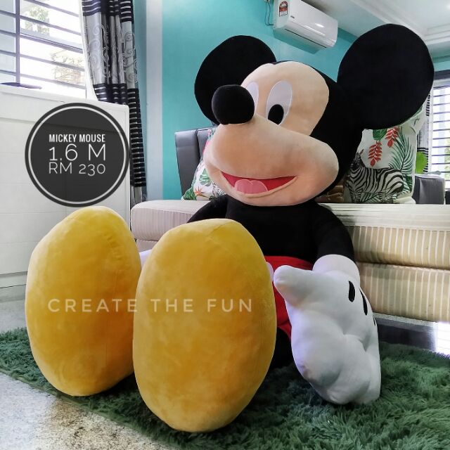 large mickey mouse soft toy