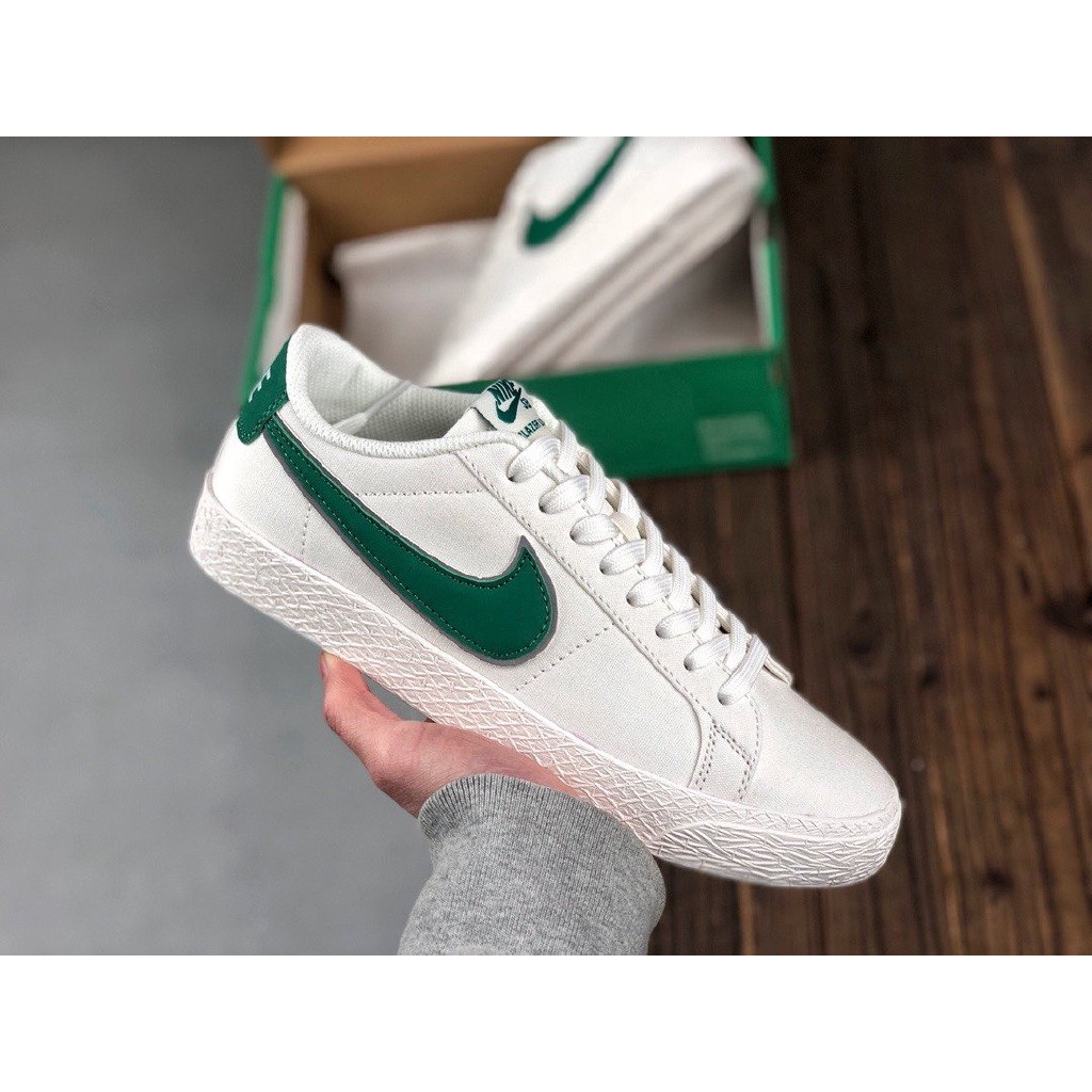 nike green canvas shoes