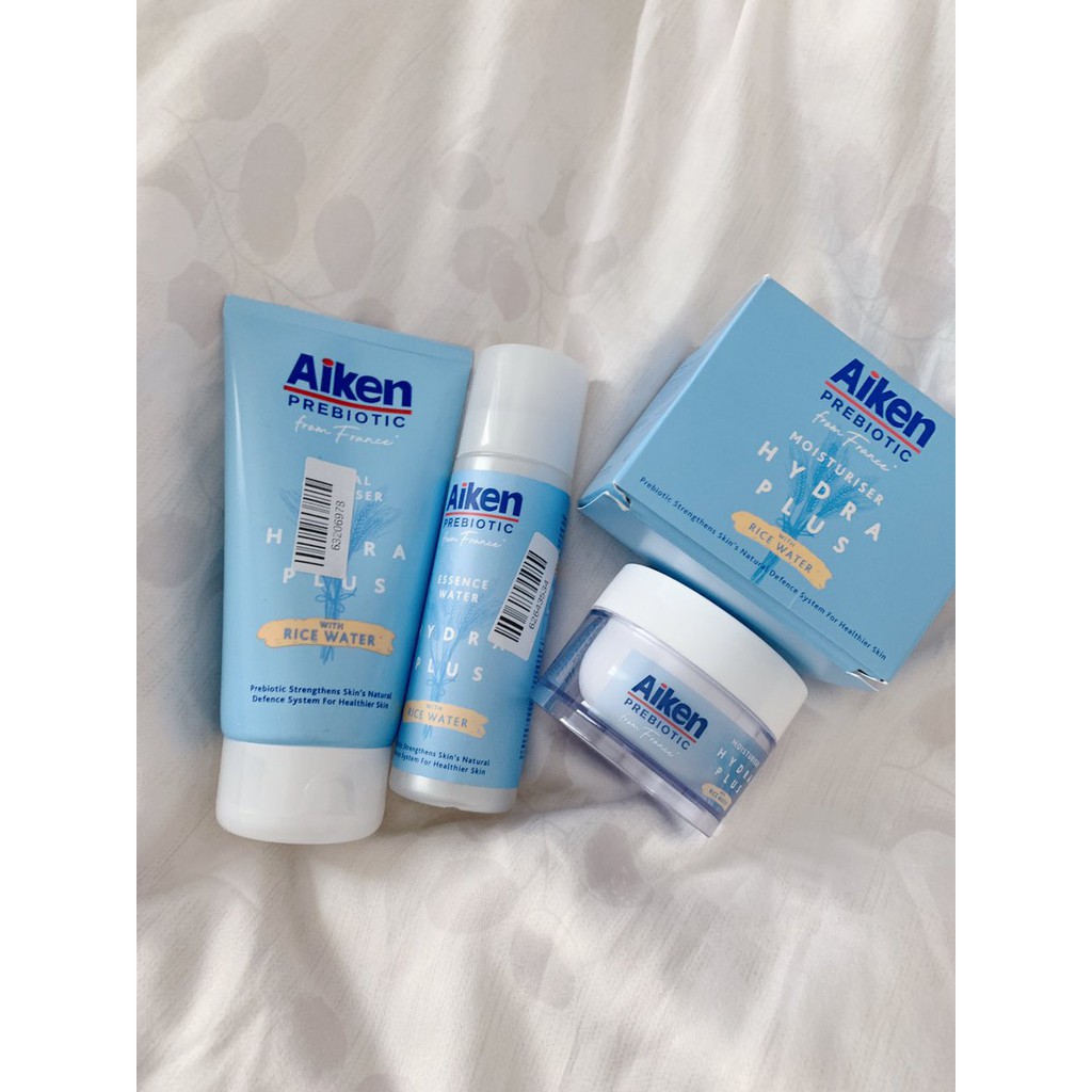 Aiken Prebiotic Hydra Plus with Rice Water Skincare Set Shopee Malaysia