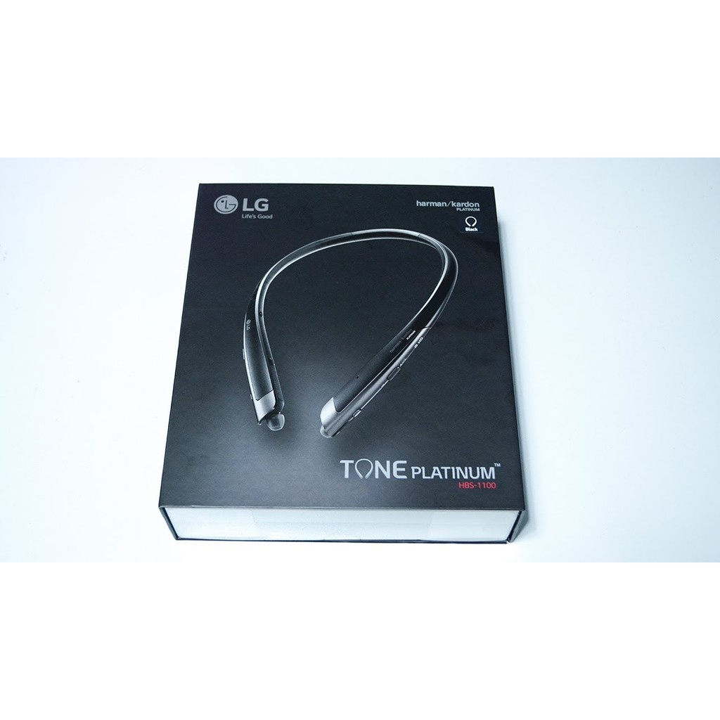 New Lg Tone Platinum Hbs 1100 Premium Wireless Stereo Headset Black Shopee Malaysia