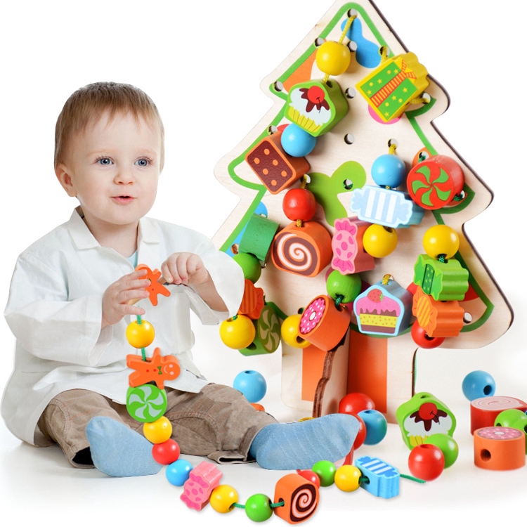 wooden tree activity table