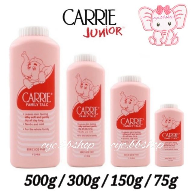 Buy Carrie Family Talc Bedak Talkum Sekeluarga 75g 150g 300g 500g Seetracker Malaysia
