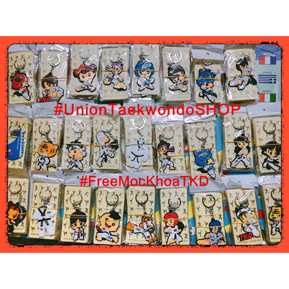 Taekwondo Chibi Uniontaekwondoshop Key Chain Shopee Malaysia