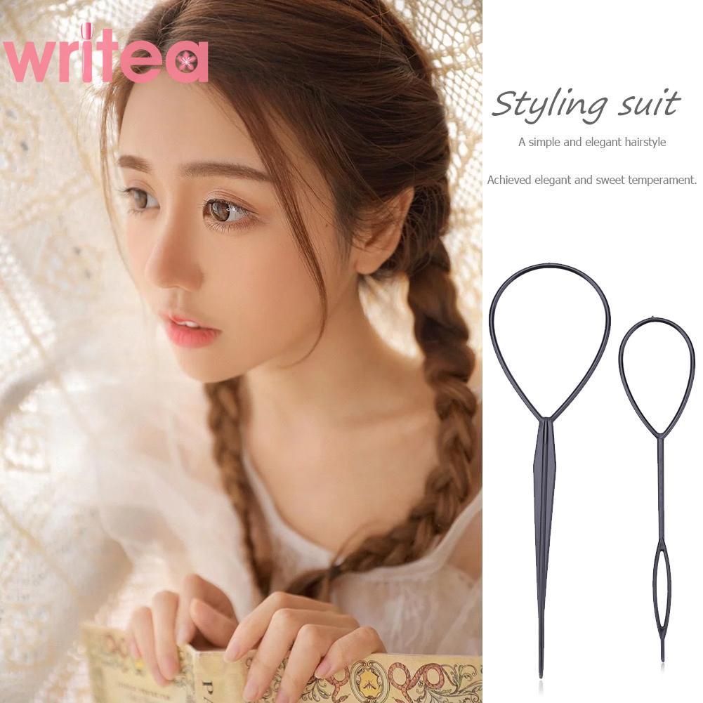 Ready Stock 2 4pcs Hair Care Styling Tools Ponytail Hair Bun