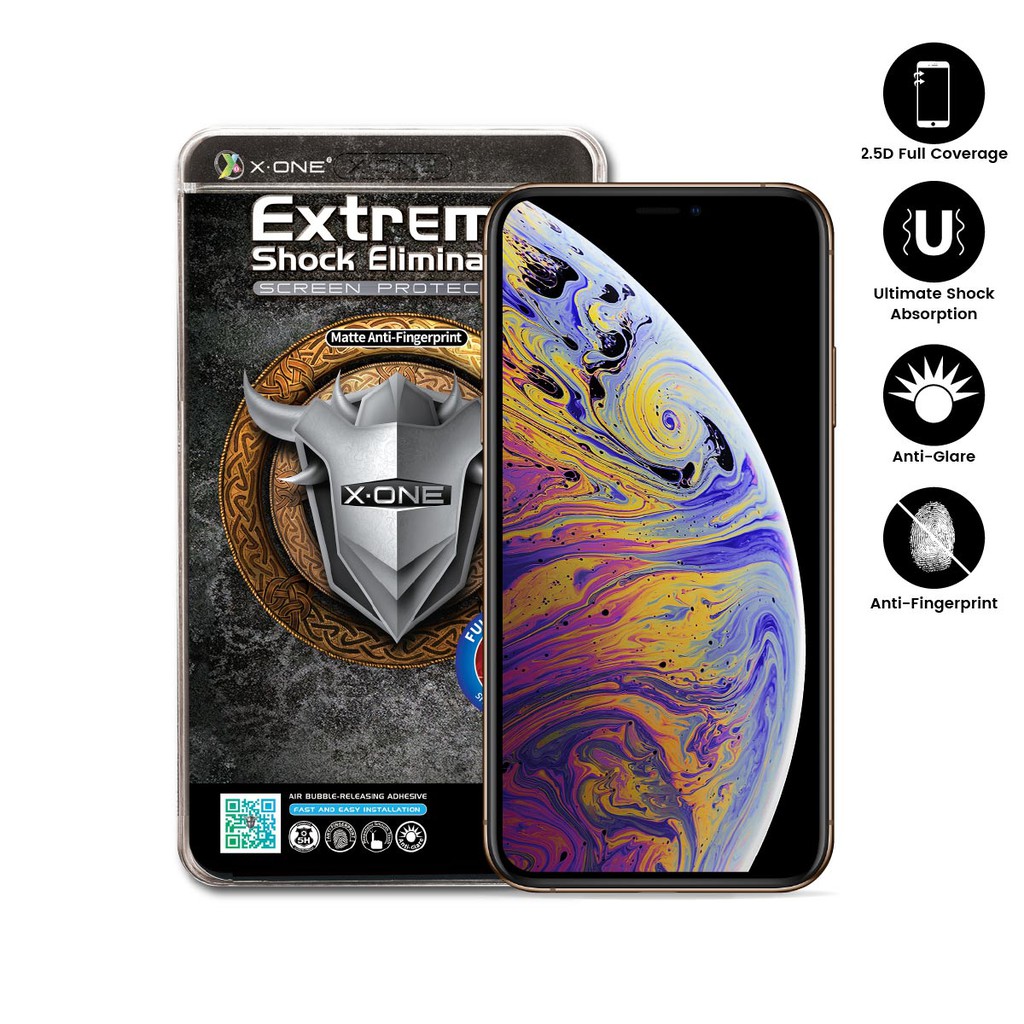IPHONE X/XS/11 PRO XONE EXTREME SHOCK ELIMINATOR SCREEN PROTECTOR