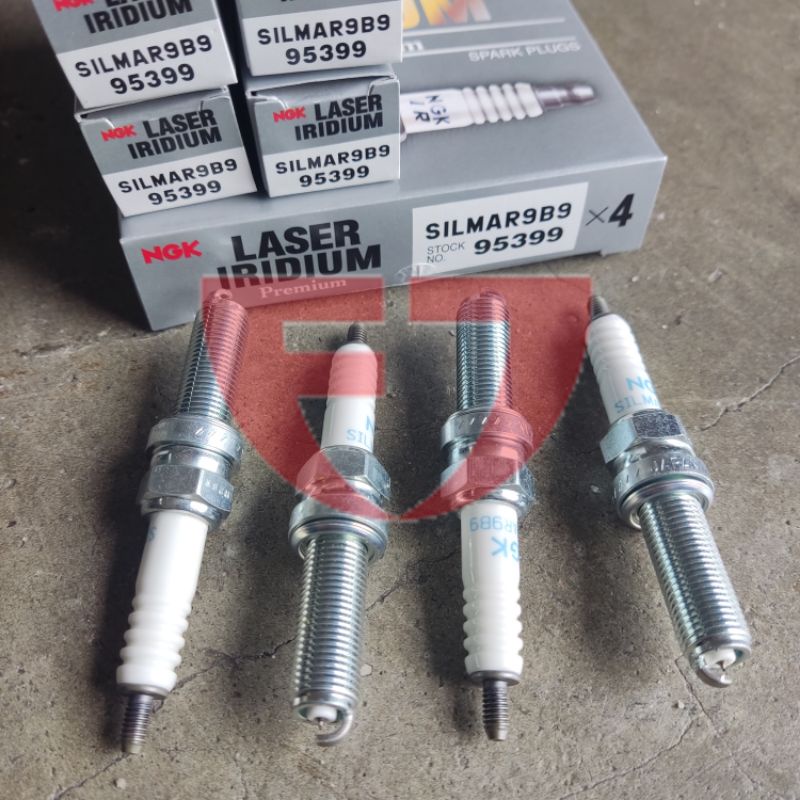 NGK SILMAR9B9 Laser Iridium Spark Plugs Kawasaki ZX10R Yamaha MT09 V3