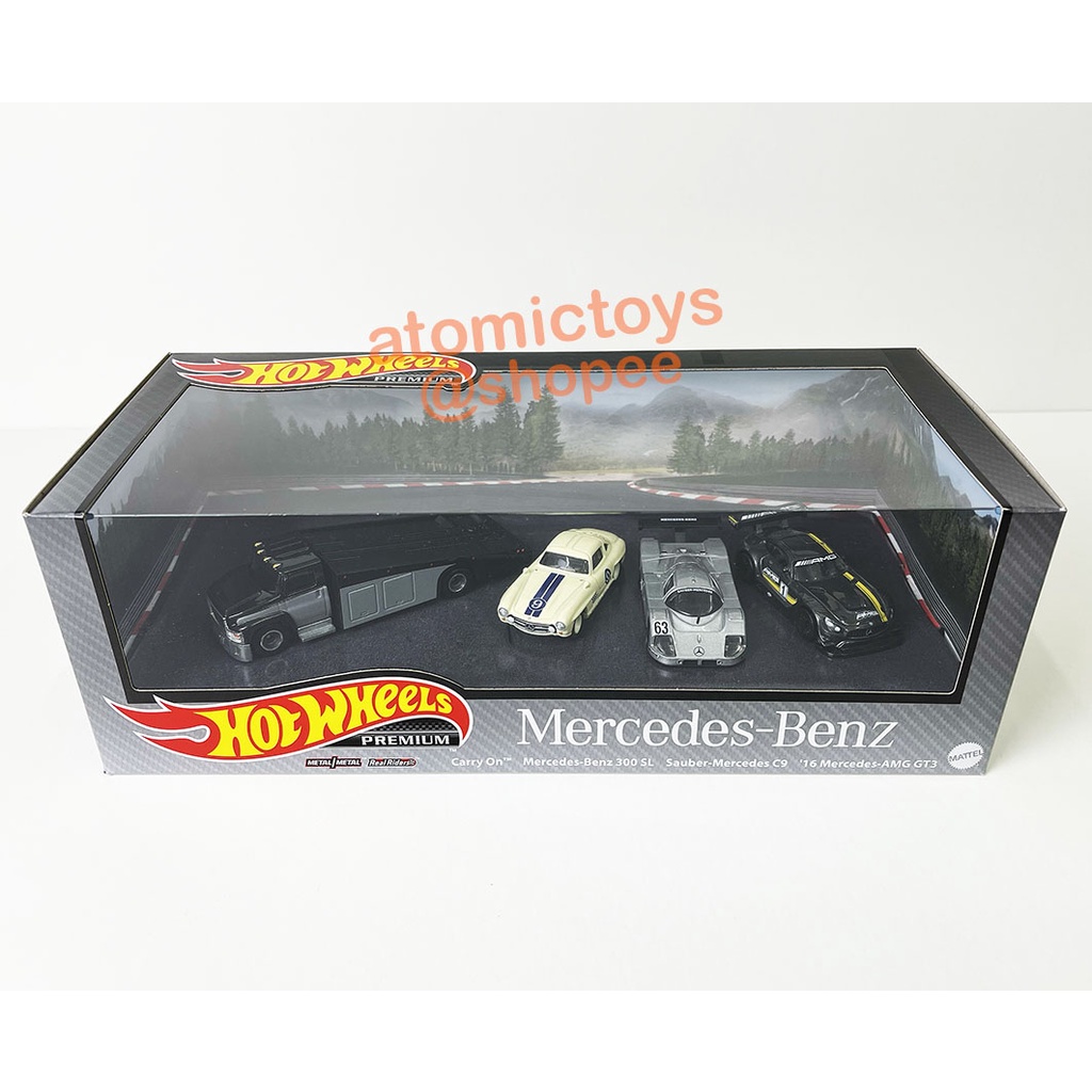 Hot Wheels Mercedes-Benz 300 SL Sauber-Mercedes C9 '16 Mercedes AMG GT3 ...