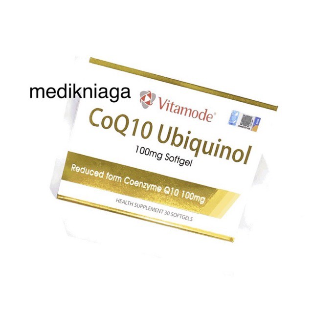 HALAL Vitamode CoQ10 Ubiquinol ( with original hologram sticker )100mg