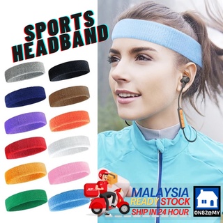 Unisex Sport Sweat Sweatband Headband Yoga Hair Band Stretch Elasticity Sports Basketball Gym Elastic Biker Headband