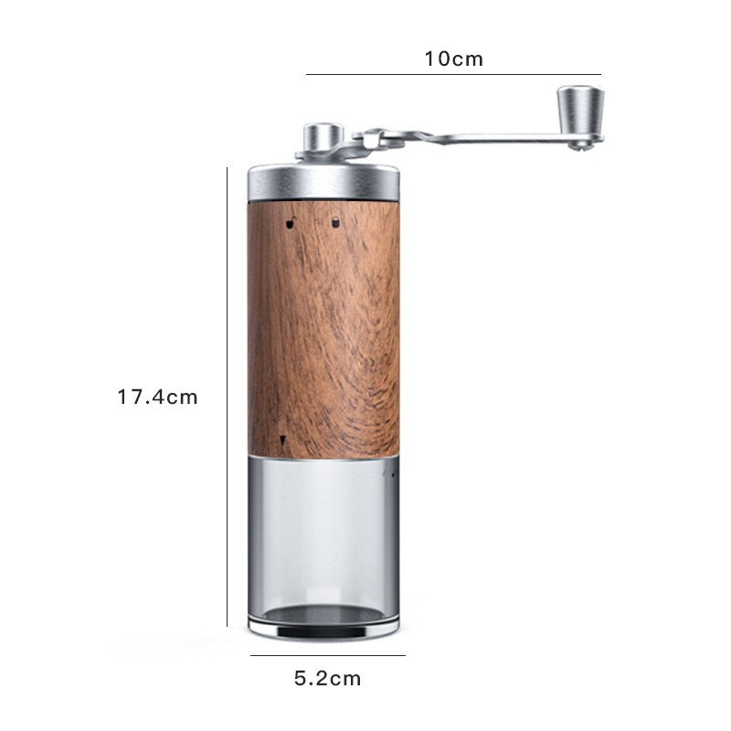 Coffee Bean Grinder Manual Hand Stainless Steel Portable Coffee Grinder Kitchen DIY Coffee Machine Conical Ceramic