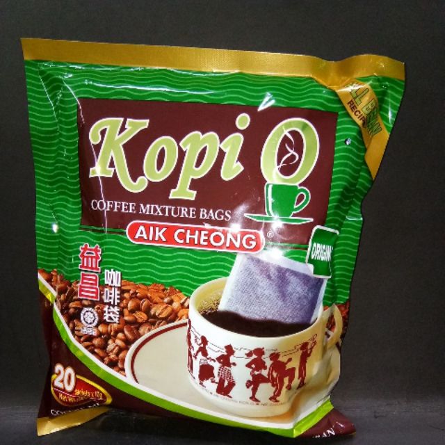 AIK CHEONG KOPI O 20X10G green Shopee Malaysia