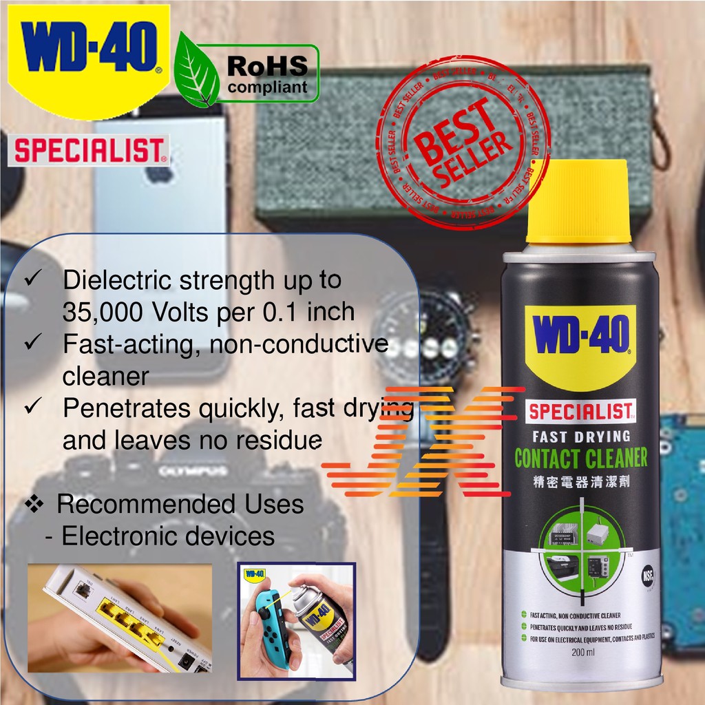 WD40 Specialist Fast Drying Contact Cleaner Spray 200ml WD40 Joy Con
