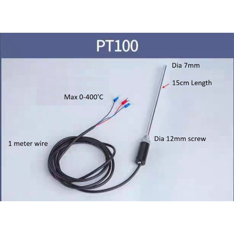 Gas Oven PT100 Thermo sensor Max 0-400'C