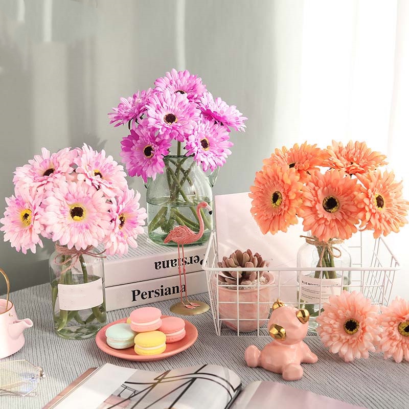 1Pc Rural Style Multicolor Artificial Gerbera Creative Silk Daisy Flower  for Home DIY Decoration | Shopee Malaysia
