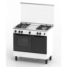 Zanussi Gas Cooker ZCG940W (62L Gas Oven) 4 Gas Burners White Colour