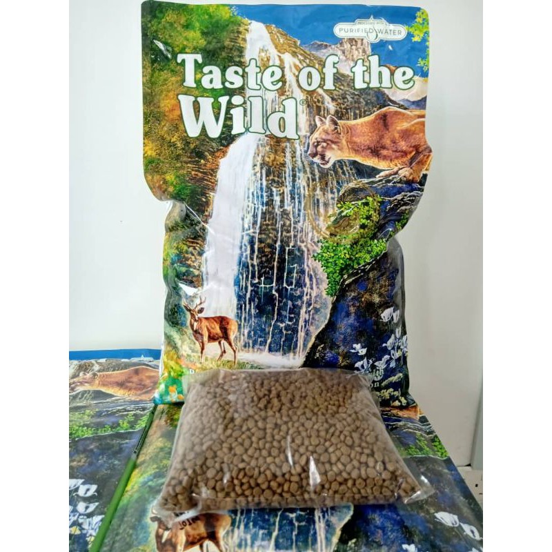 [100 ORIGINAL] REPACK Cat Food makanan kucing TOTW TASTE OF THE WILD 1KG Shopee Malaysia