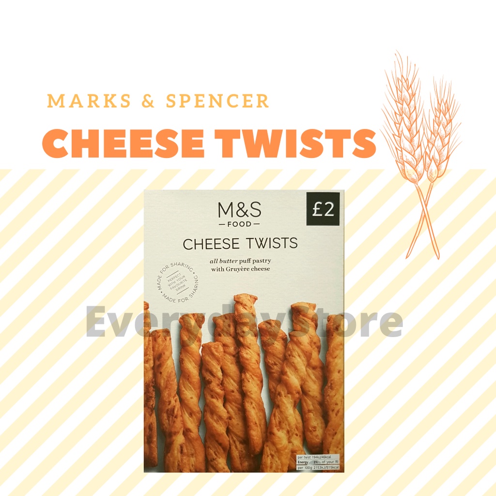 M&S Cheese Twists All Butter Puff Pastry Marks & Spencer Shopee
