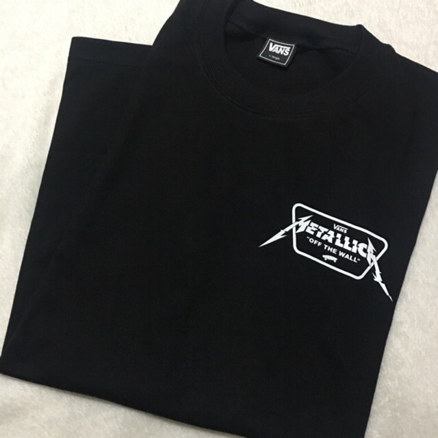 vans metallica t shirt