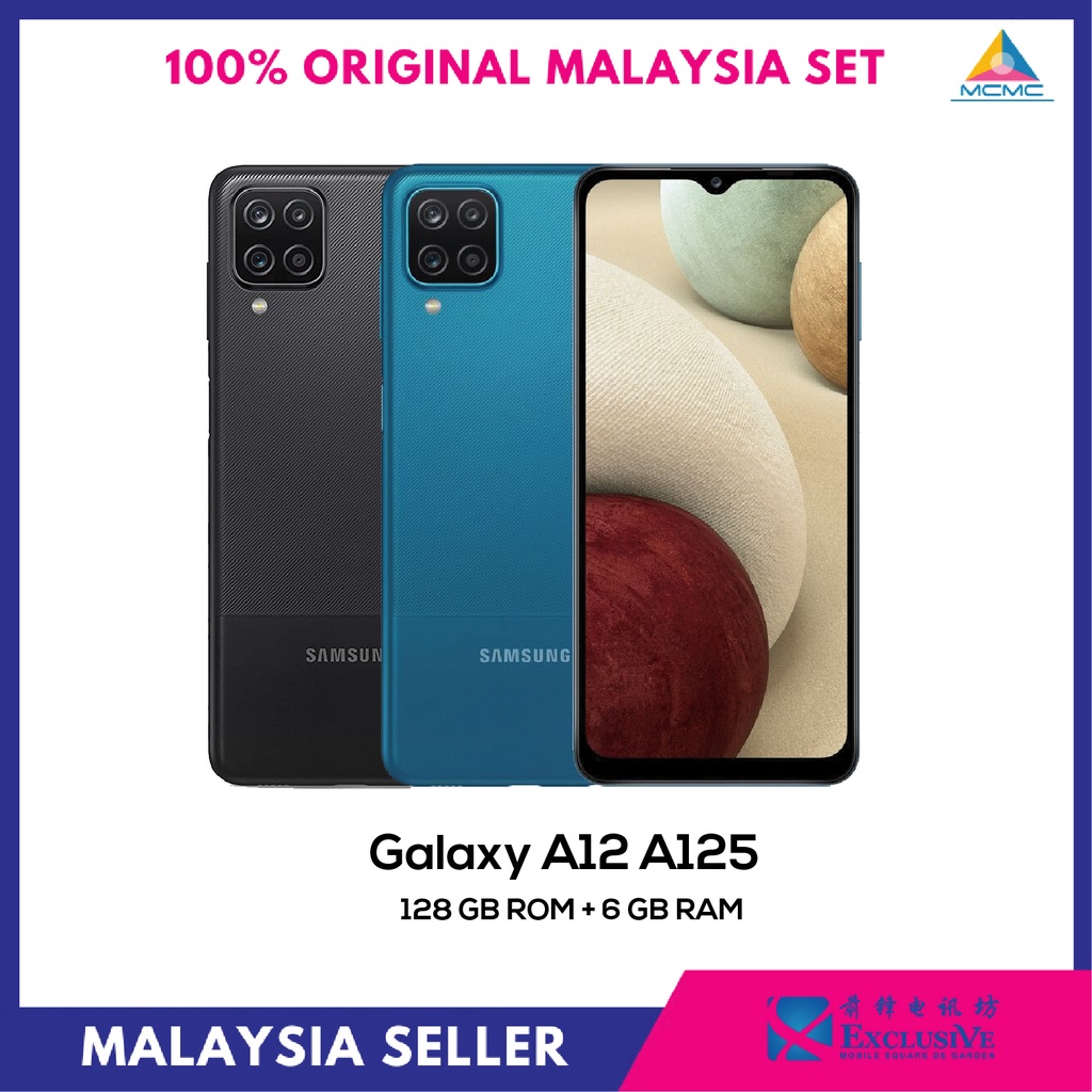 [ Stock Clearance ] Original Samsung Galaxy A12 A125 Smart Phone 6gb 