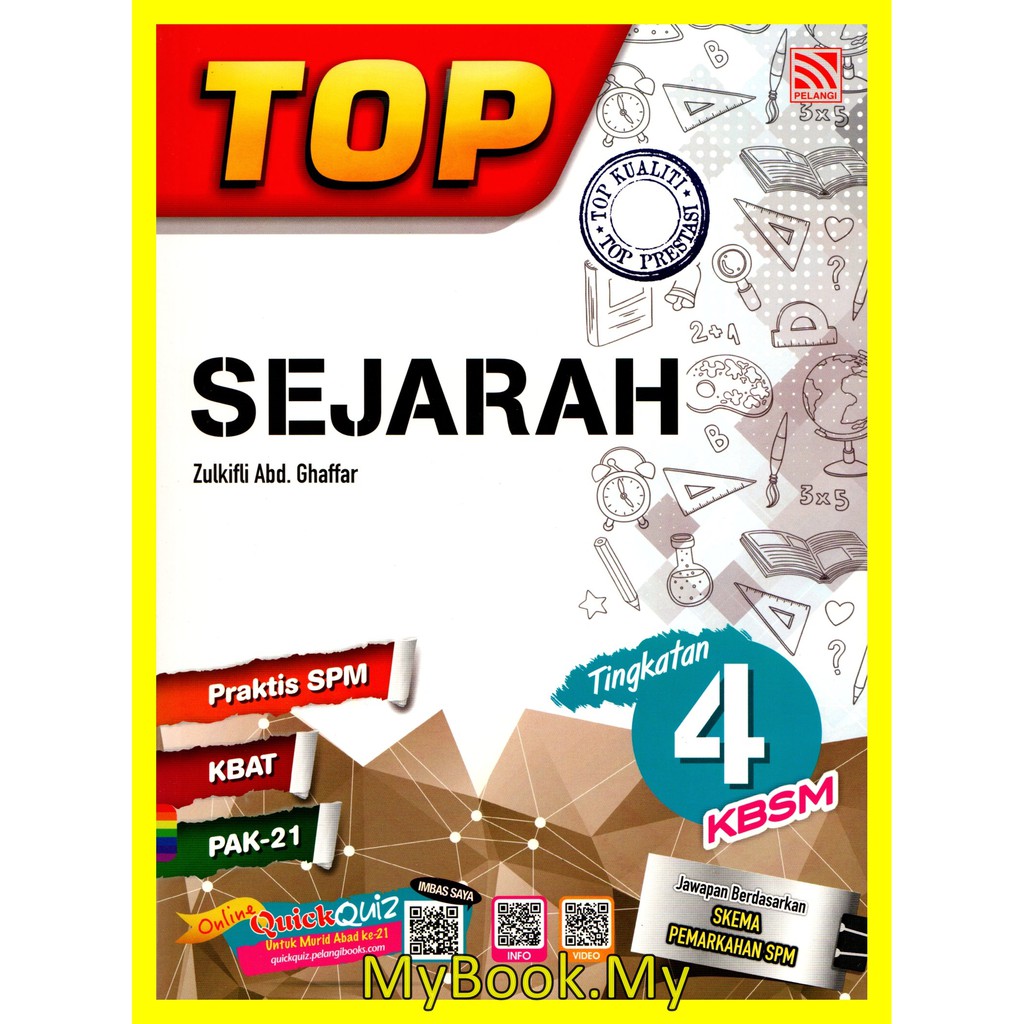 MyB Buku Latihan 2019 : TOP Sejarah Tingkatan 4 KSSM 