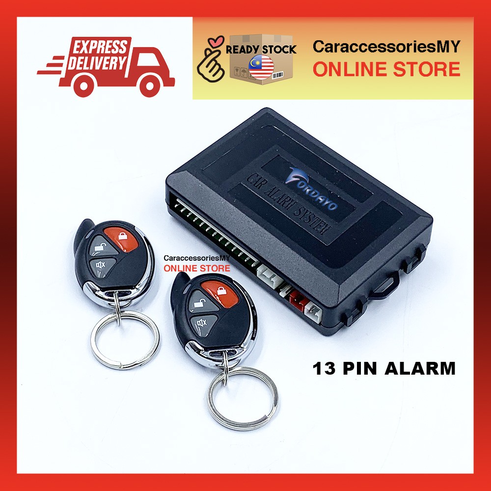 13Pin Universal Car Security Alarm System Fordayo universal car alarm 4217
