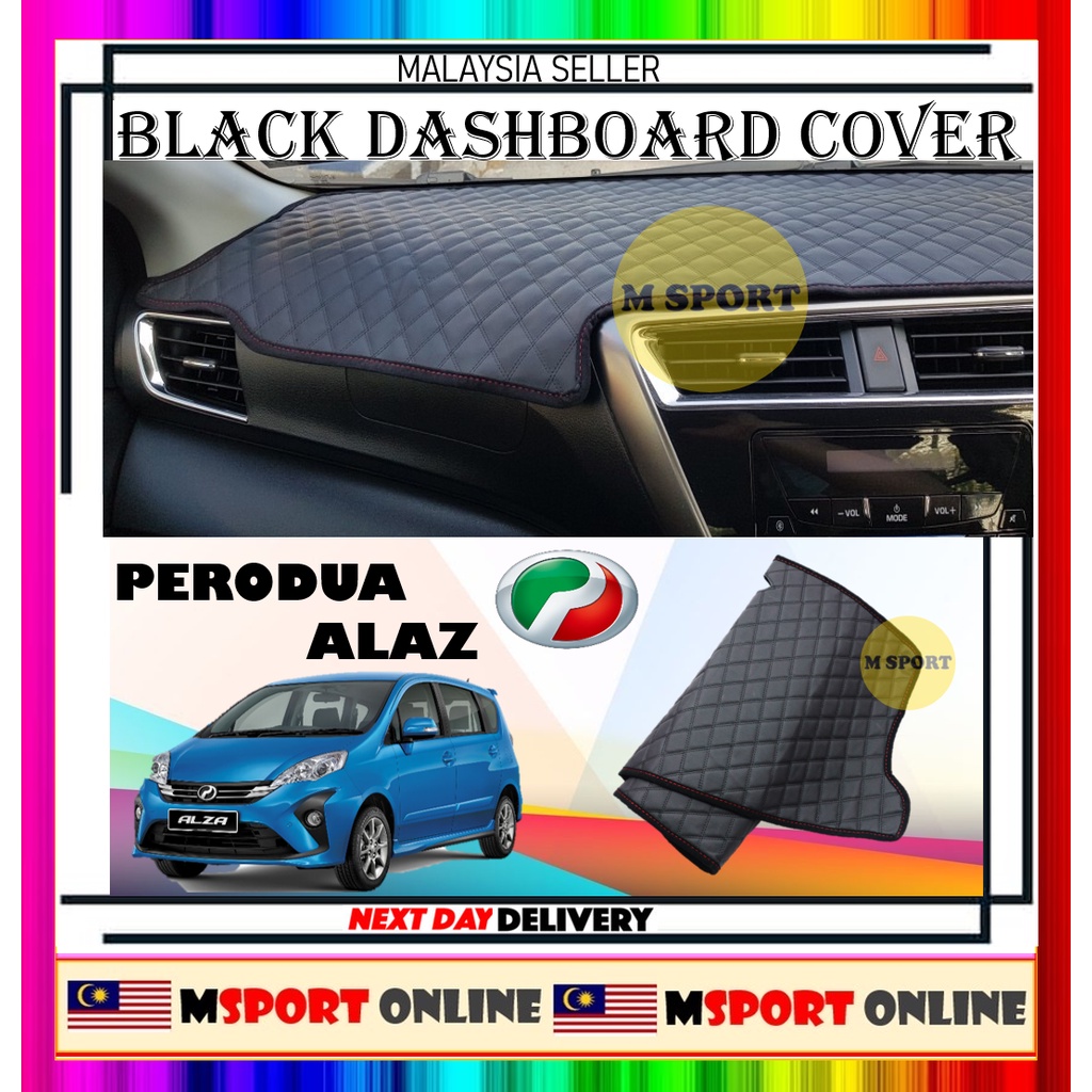 Buy Perodua Alza Dashboard Cover Black Oem Emblem Made in Malaysia