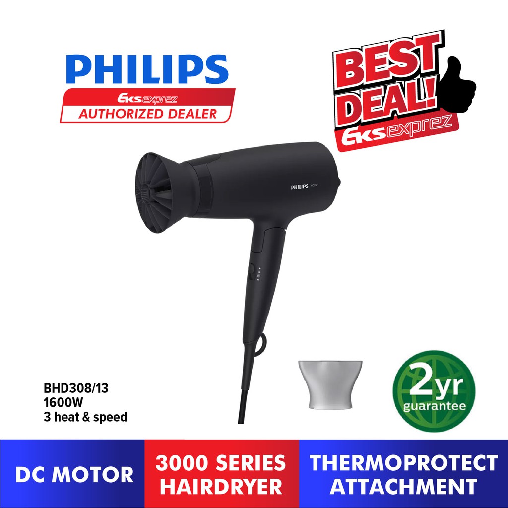 Philips Hair Dryer 3000 Series BHD302 / BHD308 / BHD340 / BHD351 / BHD360