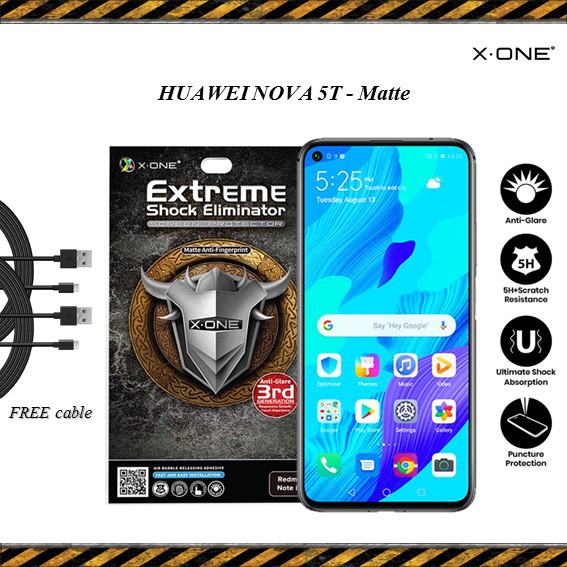 HUAWEI NOVA 5T XOne Matte Film Screen Protector (FREE Cable) Shopee Malaysia