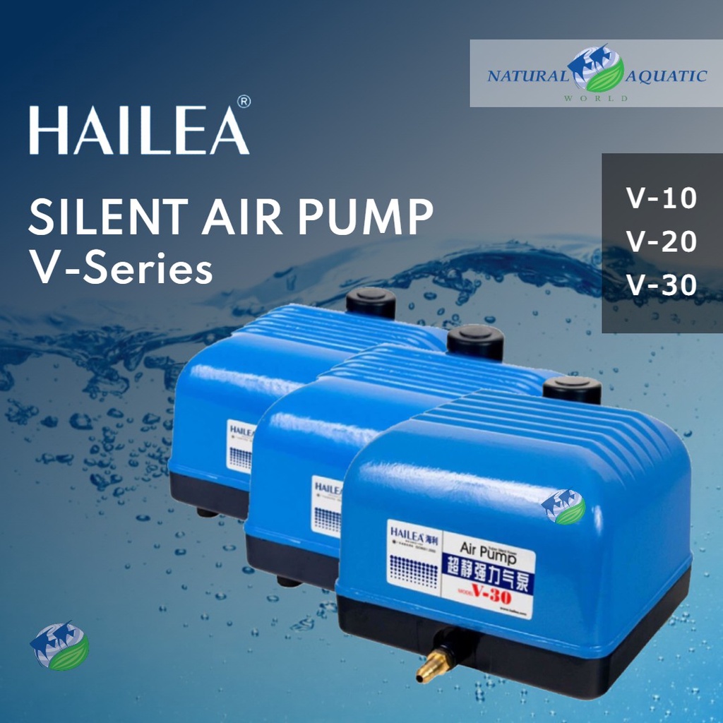 Hailea V Series Air Pump (V10/ V20/ V30) Aquarium Pump, Pond Pump