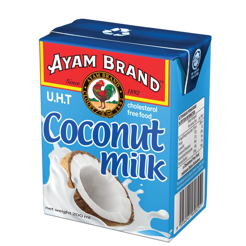 Buy Ayam Brand Coconut Milk 200ml 椰浆 Seetracker Malaysia