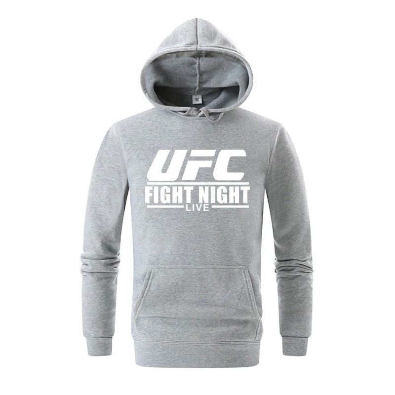 white ufc hoodie