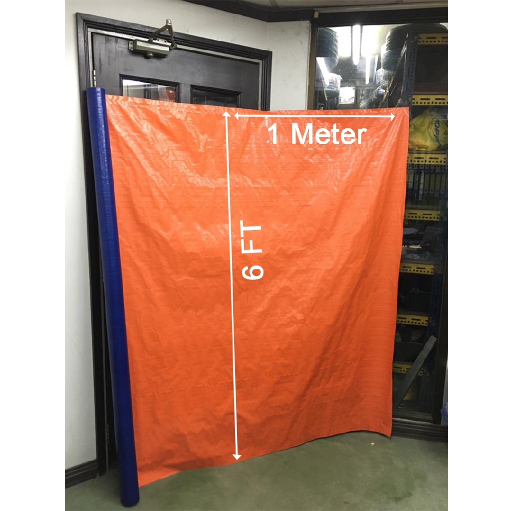 leven prinses pauze 6 Kaki x 1 Meter Canvas Blue Orange (Selling Loose 6 Feet x 1 Meter) Floor  Table Cover Waterproof Kanvas Lapik Meja | Shopee Malaysia