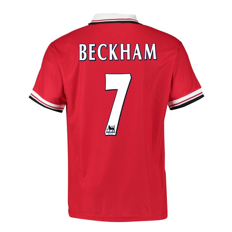 ♣Sports Memorabilia 98/99 Manchester United Retro Beckham Jersey