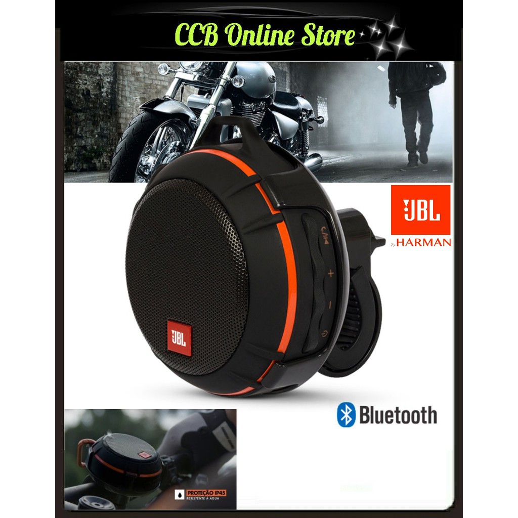 jbl wind bike portable bluetooth speaker with fm radio and supports a micro sd card