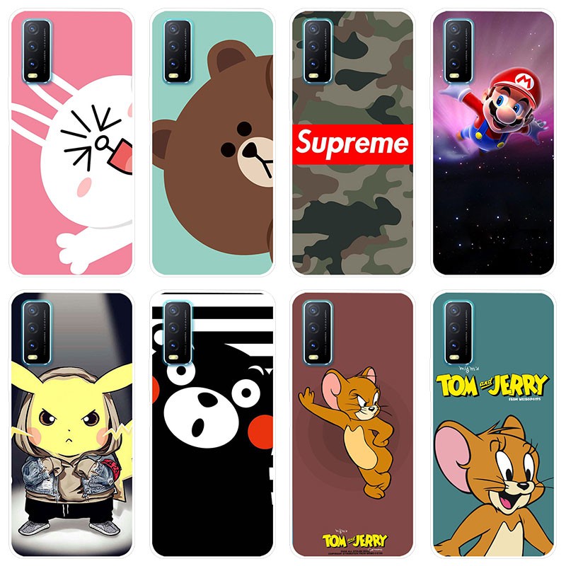 Vivo Y12s Case Soft Tpu Silicone Vivo Y12s Vivoy12s Casing Phone Case Back Cover Luxury Shopee Malaysia