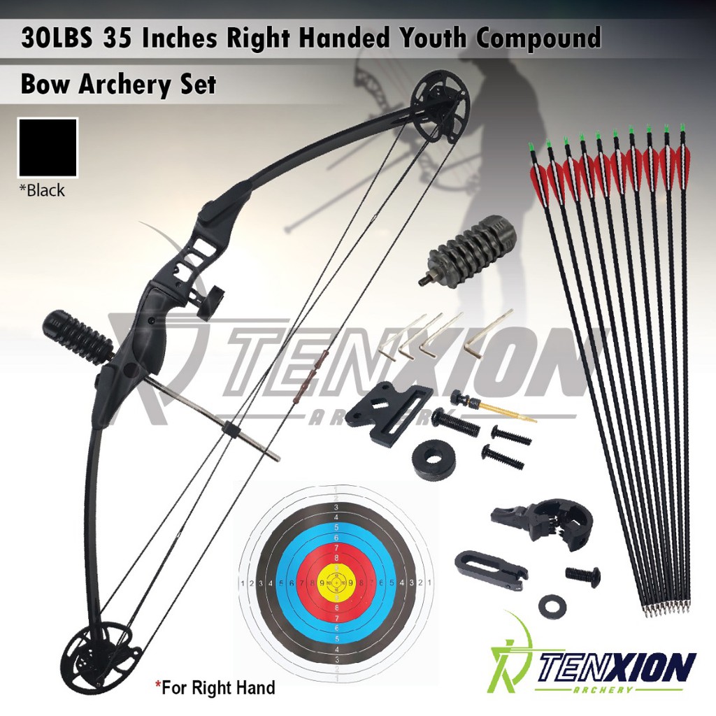 compound bow and arrow set