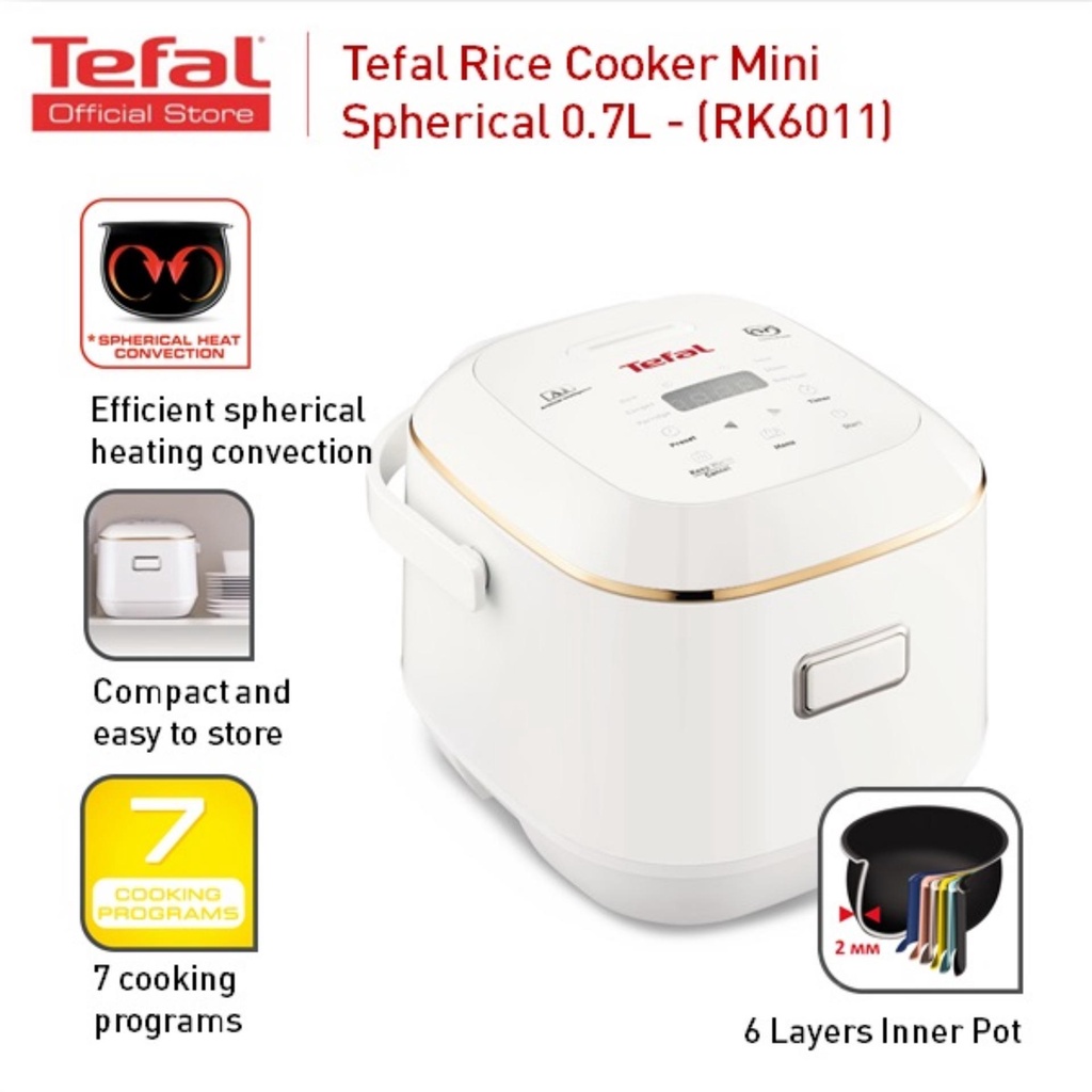 Tefal Mini Spherical Bowl Rice Cooker 0.7L (RK6011) Shopee Malaysia