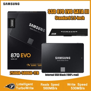 [24h Ship] Samsung SSD 870 EVO 250GB 500GB 1TB SATA III 2.5 Inch Internal Solid State Drive For Laptop Desktop PC