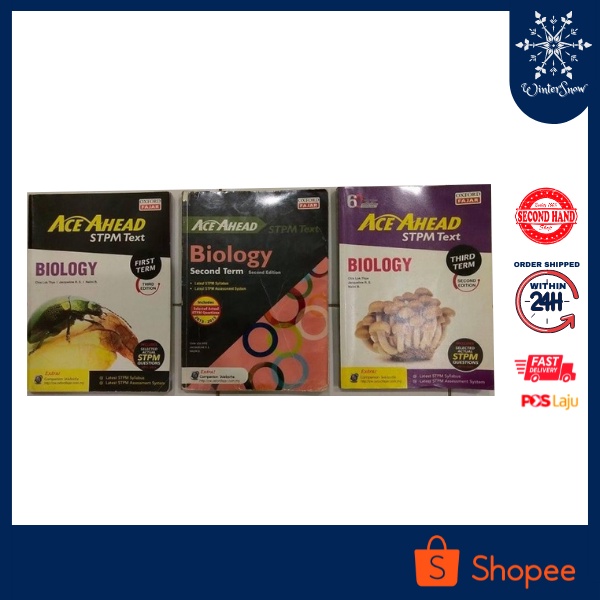 Buy Stpm Biology Term Sem 1 2 3 Ace Ahead Oxford Fajar Exam Revision Reference Book Textbook Seetracker Malaysia