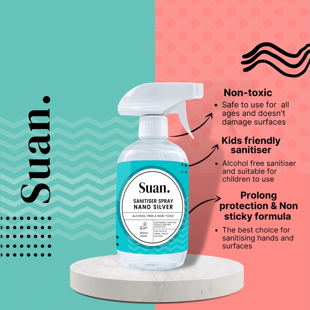 SUAN Nano Silver Spray 500ml Shopee Malaysia