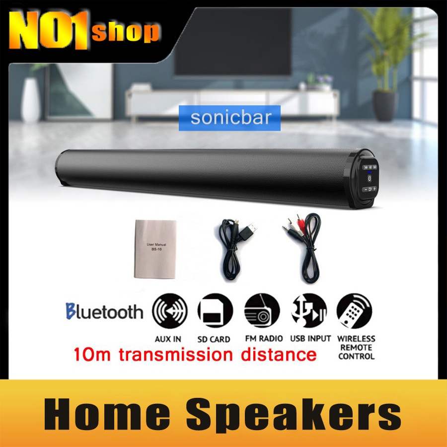 Home theater bluetooth sound bar 3D surround sound bar with bass effect Smart TV speaker Home Theater Subwoofer