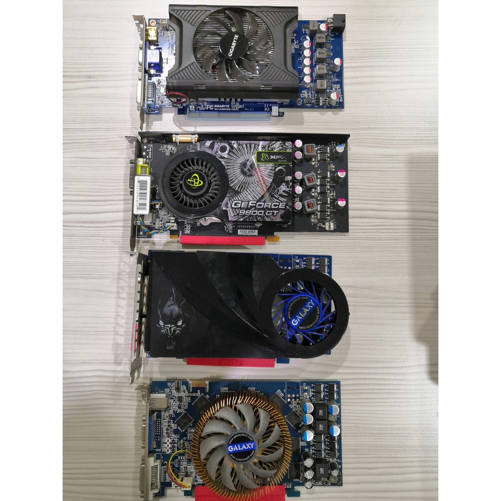 GIGABYTE GALAXY XFX N9800GT GeForce 9800GT 512MB DDR3 PCI-E GRAPHIC ...