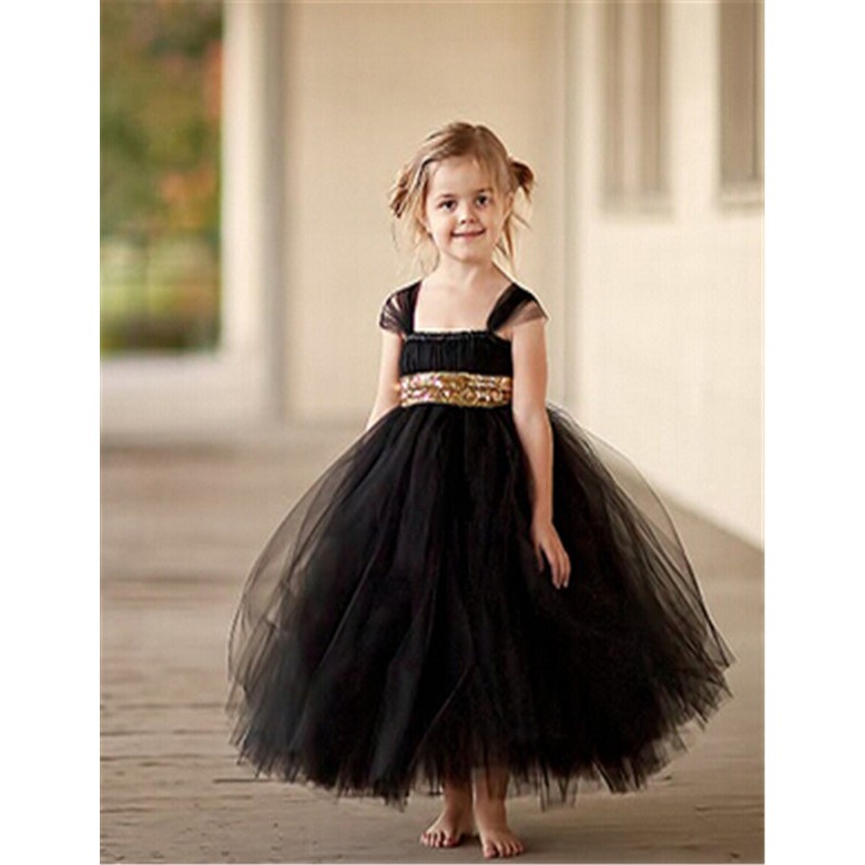 black and gold baby girl dress