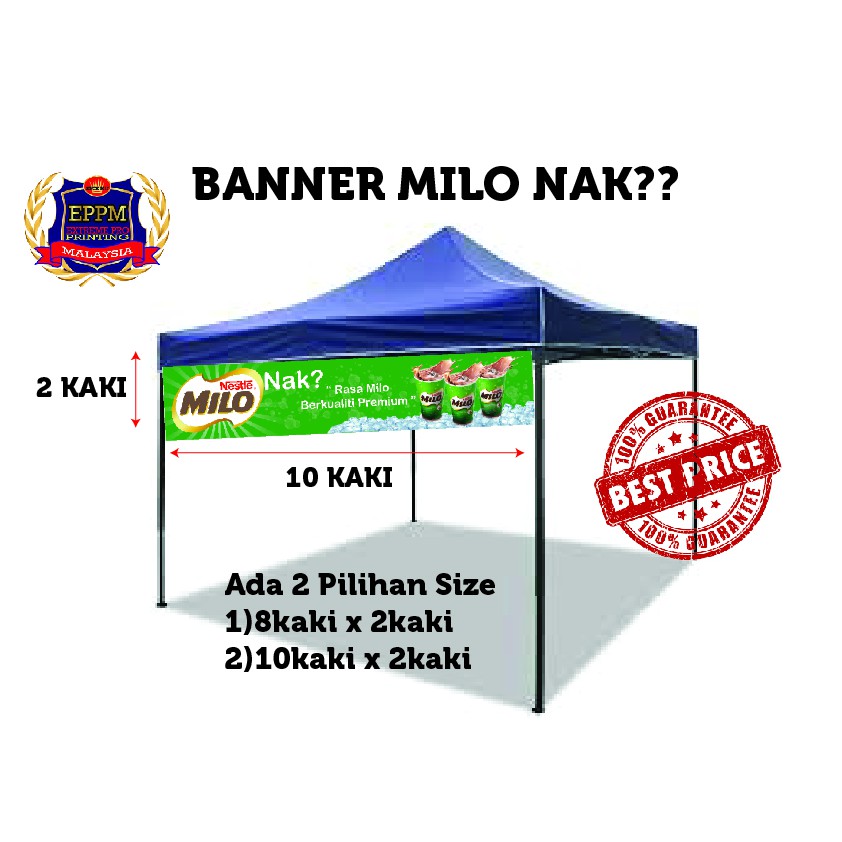 Buy Hot Deals Banner Milo Nak Size 8x2 Size 8x3 Size 10x2 Size 10x3 Ready Design Seetracker Malaysia