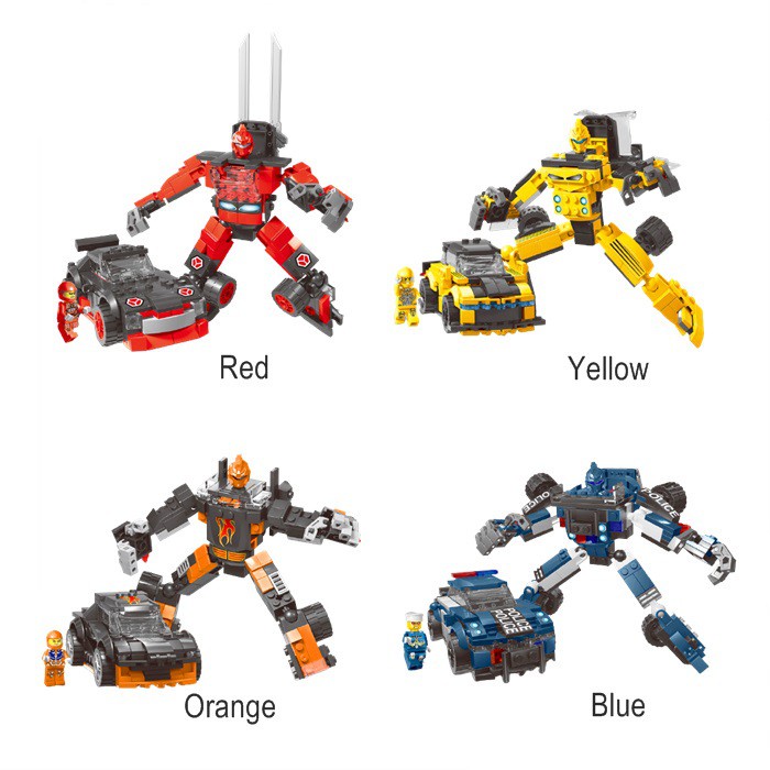 Bumblebee Transformer Building Blocks 2 in 1 Deformation Car Robots ...