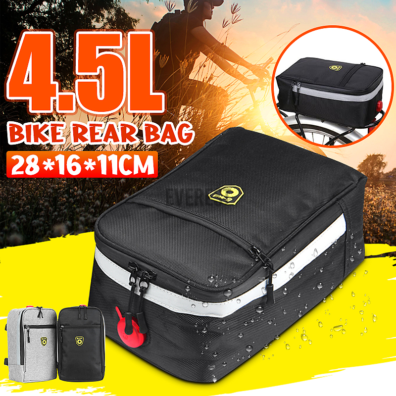 Bicycle Rear Bike Rack Pannier Trunk Tail Bag Cycling Carrier Bag Pouch Storage