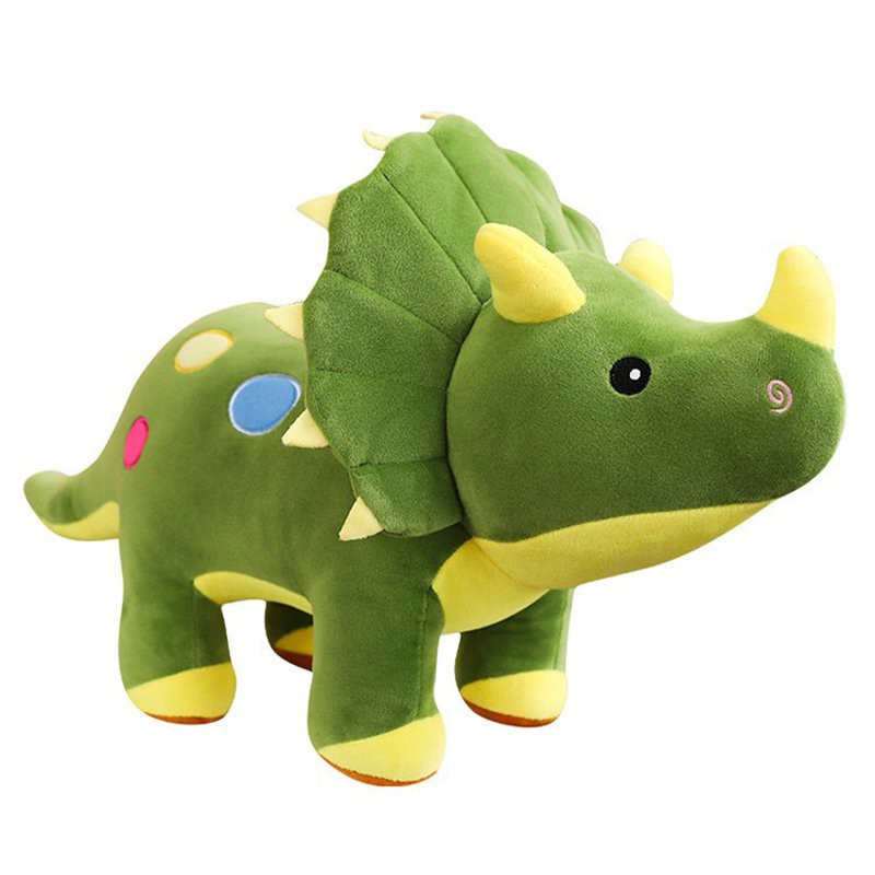 40-80cm Triceratops Dinosaur Plush Toys Cartoon Stuffed Animal Doll Soft  Pink Blue Green Dino For Kids Children Birthday | Shopee Malaysia