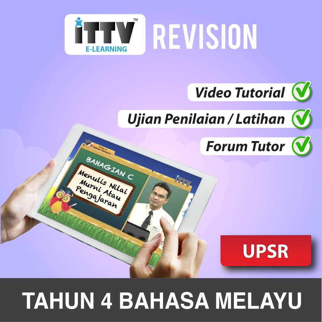 Tahun 4 Bahasa Melayu Upsr Ittv E Learning Video Buku Rujukan Shopee Malaysia