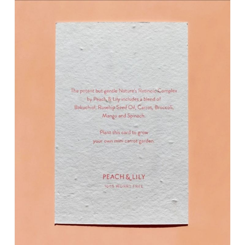 peach and lily pure peach retinoic eye cream