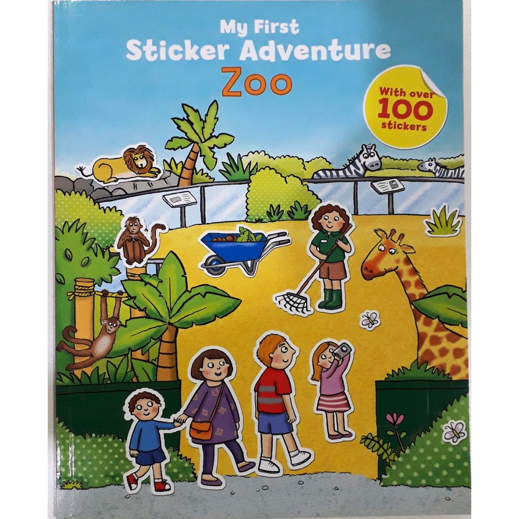 My First Sticker Adventure Zoo / Sticker Book / Activity Book